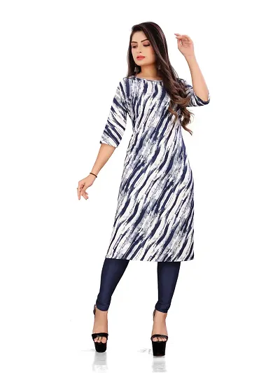 A-Line Crepe Kurta For Women