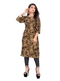 A-Line  Printed Crepe Kurta For Women-thumb1