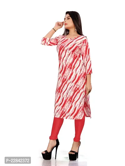 A-Line  Printed Crepe Kurta For Women