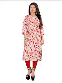 A-Line  Printed Crepe Kurta For Women-thumb1