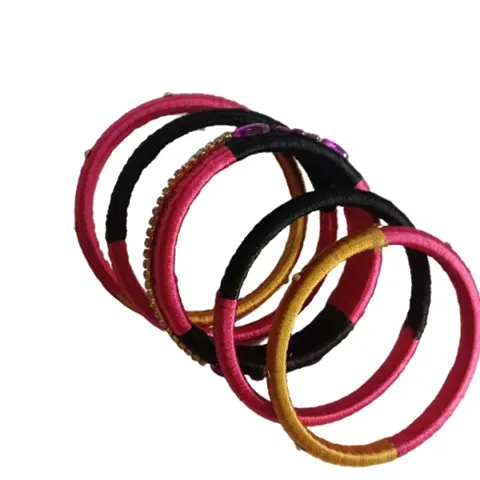 Trendy Plastic Bangle Set of 5