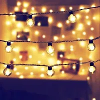 Double Glass String Ball Light 14 LED Plug-in Outdoor String Lights Waterproof Fairy Lights, Decorati-thumb1