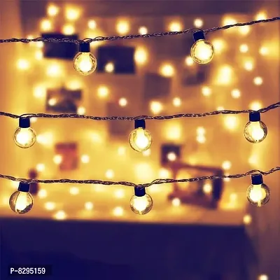 Double Glass String Ball Light 14 LED Plug-in Outdoor String Lights Waterproof Fairy Lights, Decorati-thumb2