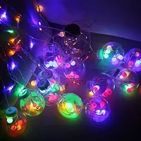Ball Curtains String Window Curtain Lights 12 Ball 114 LED, 8 Mode, 3 Meter for Indoor Outdoor Decorati-thumb1