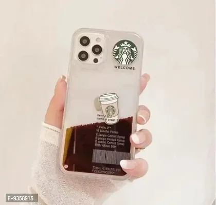 NSCC Mobile Phone Case for iPhone 11 | Brown | Printed Sticker and Design Style | Slim Back Cover | Starbucks | Hard Ultra Protective  Anti Shock