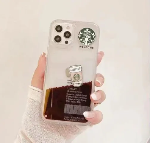 NSCC iPhone 13 Mobile Phone Case for iPhone Sticker and Design Style Slim Back Cover Starbucks