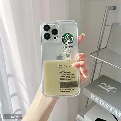 Mobile Phone Case for iPhone 13 PRO | Printed Sticker and Design Style | Slim Back Cover | Starbucks | Hard Ultra Protective  Anti Shock Cover-thumb0