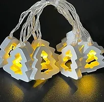 20 led Wooden Xmas Tree String Fairy Light for Christmas and Home Decorati for Indoor/Outdoor During Birthdays, Anniversary, and Much More (20 Christmas Tree, Warm White)-thumb1