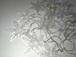 16 Led Snowflake String Lights 3 Meters Fairy Light for Home Christmas Decorati-thumb1