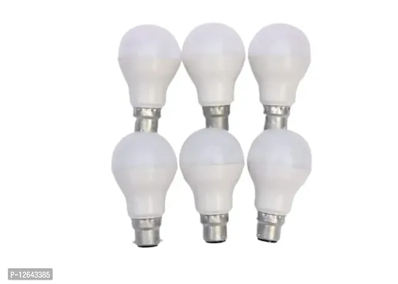 9-Watts LED Bulb Cool White (Pack of 6)