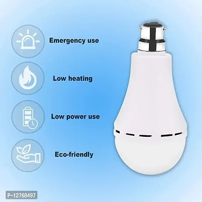 12 Watts Rechargeable B22 LED White Emergency Inverter Bulb PACK OF-1-thumb2