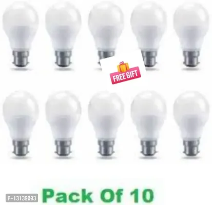 9-Watts LED Bulb Cool White (Pack of 10 Pcs)
