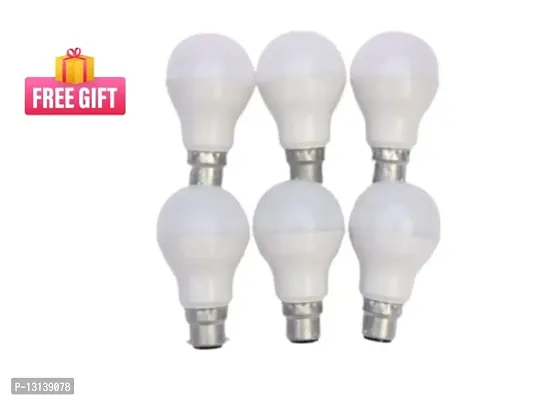9-Watts LED Bulb Cool White (Pack of 6 Pcs)