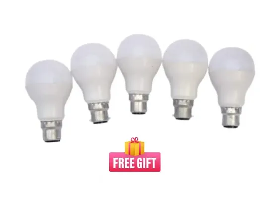 9-Watts LED Bulb Cool White (Pack of 5 Pcs)