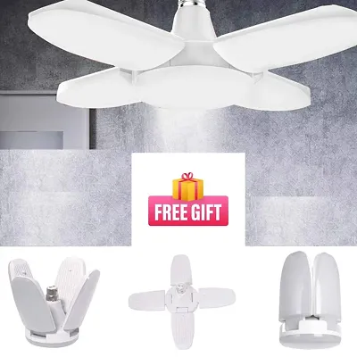 Foldable Fan Led Light Blade Bulb Bright Angle Adjustable Home Ceiling Pack of 1