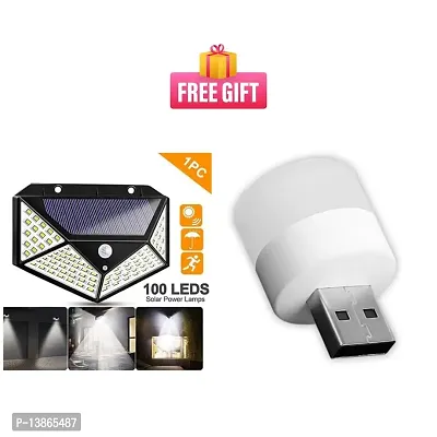 Combo Solar Interaction Wall Lamp,USB Bulb Mini (Pack of 1)