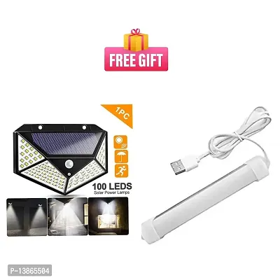 Combo Solar Interaction Wall Lamp,Portable USB LED Mini Tube Light (Pack of 1)