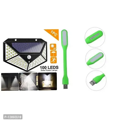 Combo Solar Interaction Wall Lamp,Portable Flexible USB LED Light (Pack of 1)-thumb0