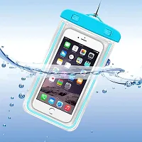 Waterproof Pouch  Cellphone Dry Bag Case for iPhone, Samsung, Pixel, Mi, Moto up to 6.5 inch ndash; Transparent (Pack of 1)-thumb3
