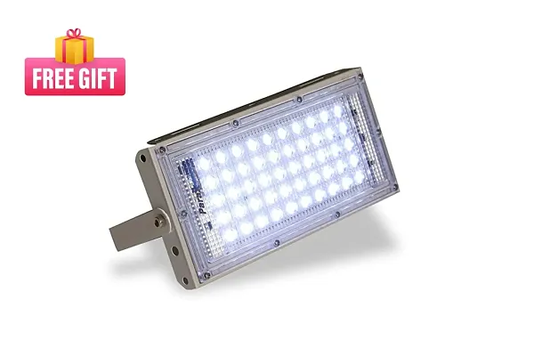 50 Watts LED Outdoor Brick Lens Square Flood Light (Cool White)