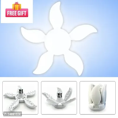 B22 55W Mini Foldable Super Bright Flower Mango Shaped Fan Bulb Angle Adjustable For Home Office shop Ceiling (Pack of 1)