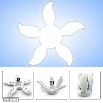 Combo Foldable LED Blade Fan B22D Bulb, Super Bright Angle Adjustable Home Ceiling Light 9W B22 Led Bulb (Pack of 1)-thumb3