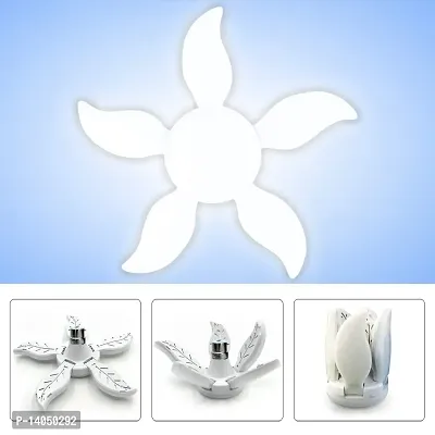 Combo Foldable LED Blade Fan B22D Bulb, Super Bright Angle Adjustable Home Ceiling Light(Pack of 1) 9W B22 Led Bulb (Pack of 2)-thumb3