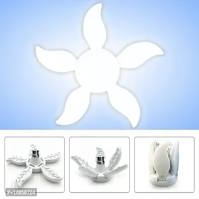 Combo Foldable LED Blade Fan B22D Bulb, Super Bright Angle Adjustable Home Ceiling Light(Pack of 1) 9W B22 Led Bulb (Pack of 5)-thumb3