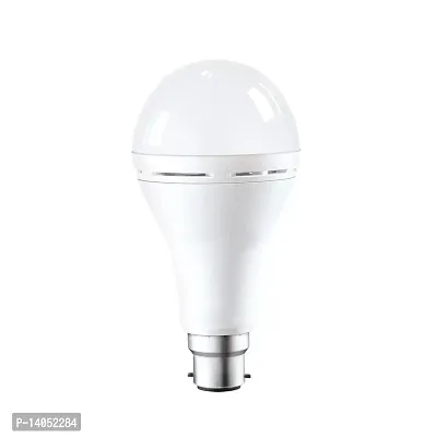 Combo Foldable LED Blade Fan B22D Bulb, Super Bright Angle Adjustable Home Ceiling Light  12 watt B22D inverter Bulb (Pack of1)-thumb2
