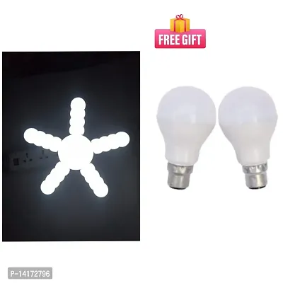 Combo Bubble Shape Led Deformable Lamp (Pack of 1) 12W  Led  Bulb (Pack of 2)