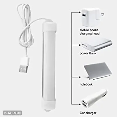 Combo Wireless Rechargeable Motion Sensor Induction lamp with Charging Cable Portable USB LED Mini Tube Light (Pack of 1)-thumb3