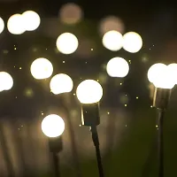 Outdoor Solar Garden Lights  Solar Powered Lights with 10 Glowworm Lamp Swaying When Wind Blows Decorative Starburst Swaying Light Underground Lights for Garden, Patio, Backyard-thumb1