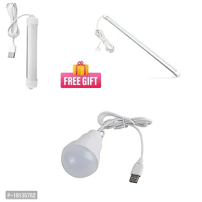 Portable USB LED Mini 5INCH,10INCH Tube Light and BULB with High Brightness Cool Day Light for Small Rooms, Petty Shops, Car Indoor Mini Light Straight Linear LED Tube Light 5inch ,10inch and bulp 2.5