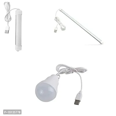 Combo Portable USB LED Mini 5INCH,10INCH Tube Light and BULB Mini Light Straight Linear LED Tube Light 5inch ,10inch and bulp 2.5-thumb2