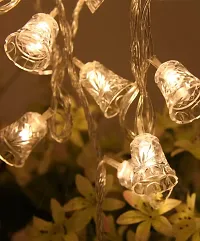 Christmas Jingle Bell Light String for Home indoor outdoor Decoration, Party Decoration (3m, 14 LED, Warm White) LED Fairy Lights-thumb2