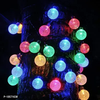 Crystal Ball String  14 Led Lights for Indoor Outdoor Decoration Diwali Light for Party Birthday Diwali Christmas Navratri Valentine Gift Home Decoration Light-thumb3