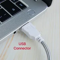 USB 10 LED Desk Light Flexible Lamp for Notebook-PC- Laptop-Bedside Study (Pack of 1)-thumb1