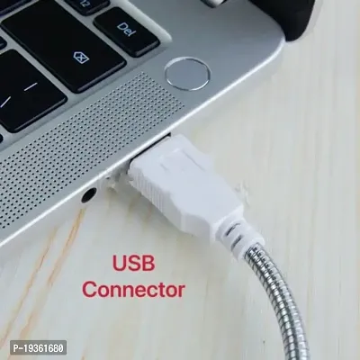 USB 10 LED Desk Light Flexible Lamp for Notebook-PC- Laptop-Bedside Study (Pack of 1)-thumb2