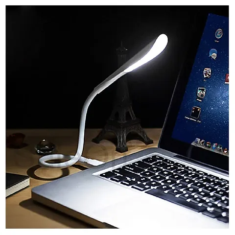 Combo Portable Flexible Adjustable Eye Protection USB LED Desk Light Table Lamp (Pack of 1)