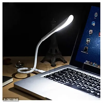 Combo Portable Flexible Adjustable Eye Protection USB LED Desk Light Table LampWireless Rechargeable Motion Sensor Induction lamp with Charging Cable (Pack of 1)-thumb2
