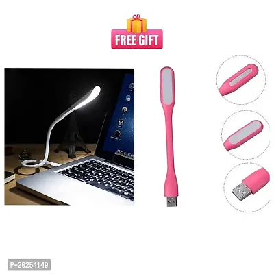 Combo Portable Flexible Adjustable Eye Protection USB LED Desk Light Table Lamp  Portable Flexible USB LED Light (Pack of 1)-thumb0