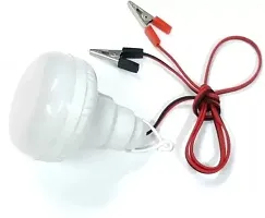 9 Watts LED Bulb with Crocodile Clips Red and Black 12v DC LED Bulb Alternative Energy Electronic Hobby Kit (Pack of 1)-thumb2