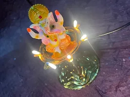 Ganesha 1 Layer Electric Diya Deepak Light Pooja Diya LED Light Mandir Diya for Home Temple Decor Electric Diya  (Pack of 1)-thumb1