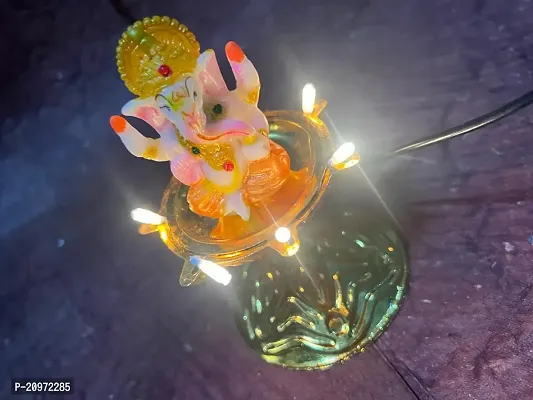 Ganesha 1 Layer Electric Diya Deepak Light Pooja Diya LED Light Mandir Diya for Home Temple Decor Electric Diya  (Pack of 1)-thumb2