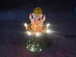 Ganesha 1 Layer Electric Diya Deepak Light Pooja Diya LED Light Mandir Diya for Home Temple Decor Electric Diya  (Pack of 1)-thumb2
