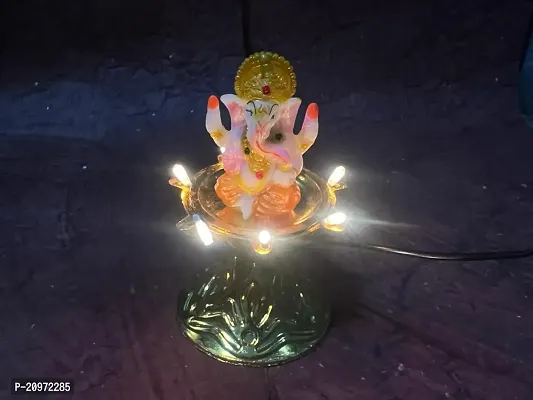 Ganesha 1 Layer Electric Diya Deepak Light Pooja Diya LED Light Mandir Diya for Home Temple Decor Electric Diya  (Pack of 1)-thumb3
