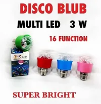 Disco Bulb Muti Led 3 W 16 Function (Pack of 1)-thumb1