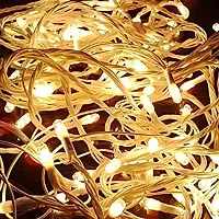 5 Meter Plastic Rice Lights Serial Bulbs Ladi Decoration Lighting (Set of 2 Pcs ) Multicolour for Indoor, Outdoor, DIY, Diwali Christmas Eid and Other Festive Season-thumb1