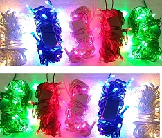 Rice Lights Serial Bulbs Ladi Decoration Lighting for Diwali and Christmas (5 Meters ) Multi Colour (Pack of 5)-thumb1