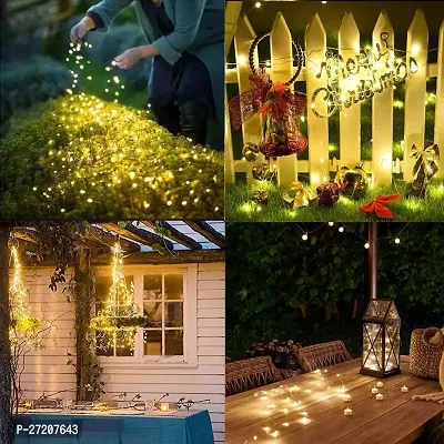 Combo 20 Led Battery Operated String Decorative Fairy Lights Photo Clip LED String Lights for Photo Hanging, Birthday, Festival, Wedding, Party for Home Decoration (Warm White) (Pack of of 1)-thumb2